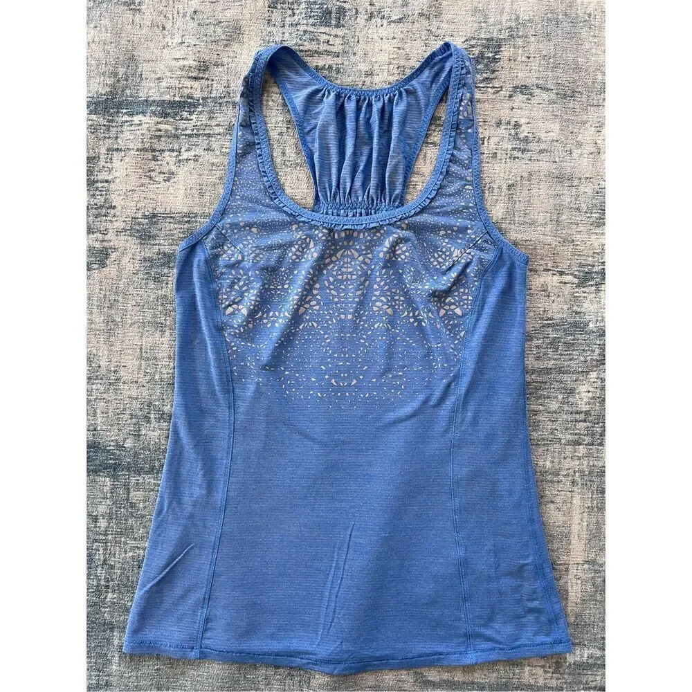 Lululemon Blue Run: Silver Bullet Sleeveless Tech Size 6